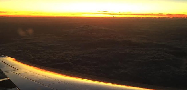 Beim Landeanflug auf Rio de Janeiro.