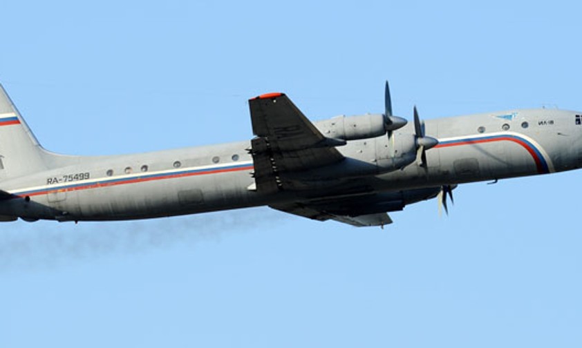 Ilyushin Il-18 der russischen Armee: Eine Maschine dieses Typs ist verunglückt.