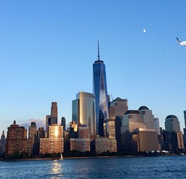 Airbus A350 in Farben von United über New York: Wird wohl keine Realität.