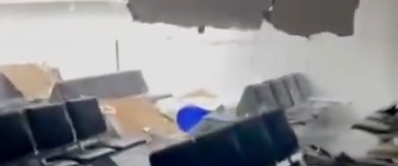 Schäden am Flughafen Montego Bay: Nicht alle Bereiche des Airports traf es so schlimm.