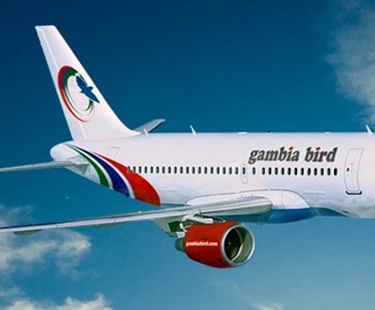 Airbus A319 von Gambia Bird: Die Airline darf nicht mehr nach Großbritannien.
