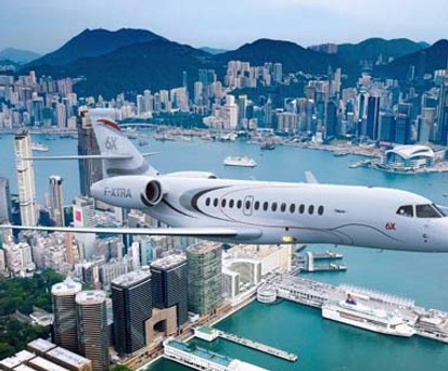 Die Falcon 6X von Dassault soll ab 2022 das neue Topmodell in der Klasse der großen Businessjets werden.