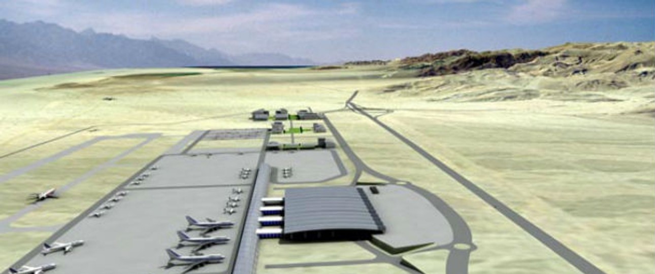 Timna Airport: Der neue Flughafen soll im April eröffnen.