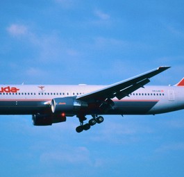 Boeing 767 von Lauda Air: Ein sockes Flugzeug stürzte in Thailand ab.