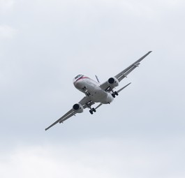 Superjet im Flug: Wird russischer.