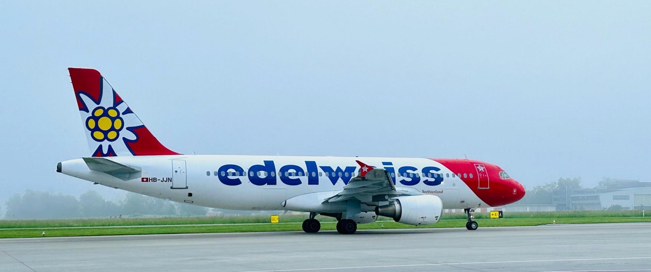 Airbus A320 von Edelweiss: Nach Nahost unterwegs