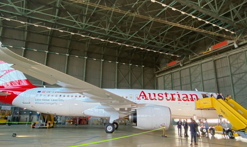 Austrians erster A320 Neo fliegt nach Berlin und Frankfurt