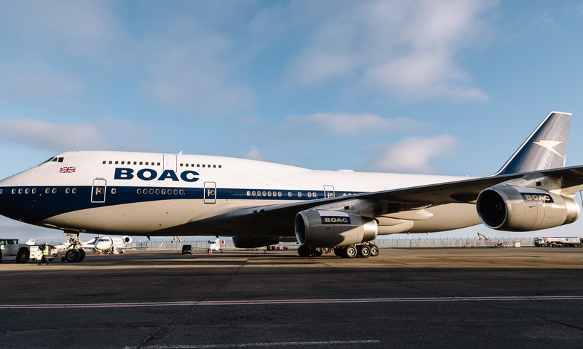 Boeing 747 von British Airways im Retro-Look: Die Jumbo-Jets spielten eine zentrale Rolle zur Feier des Jubiläumsjahrs 2019.
