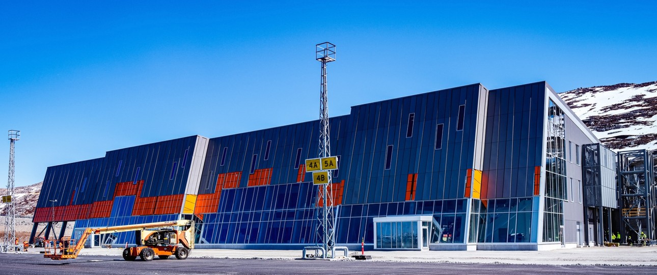 Neues Terminal des Flughafens Nuuk: Noch nicht freigegeben.