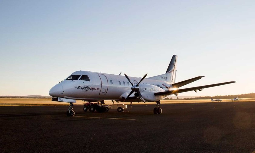 Eine Saab 340 von Rex Airlines: Die Regionalairline soll Flugzeuge nicht bezahlt haben.