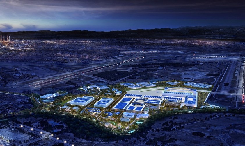 Ciudad Iberia: So stellt sich Iberia ihren neuen Technologiepark vor.