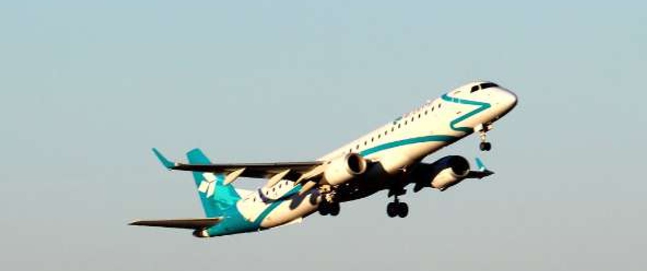 Ein Flugzeug von Air Dolomiti: Die Lufthansa-Tochter bekommt neue Flugzeuge von Cityline.