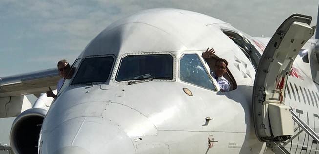 Die Piloten mochten die Avro, obwohl es im Cockpit mintunter sehr heiß und kalt werden konnte.