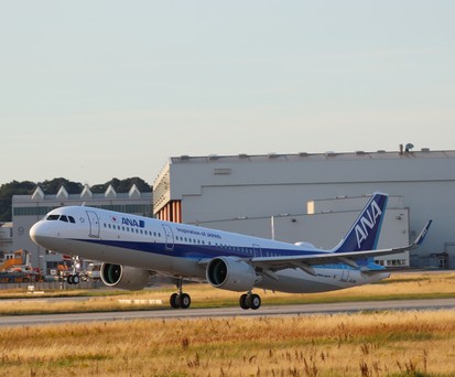Airbus A321 Neo von ANA: Von den Problemen betroffen.