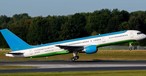 Boeing 757 am Flughafen Hamburg: Die Maschine gehörte lange Uzbekistan Airways.