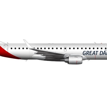 So sollen die Flieger von Great Dane Airlines aussehen: Regionale Routen und Urlaubsflüge.