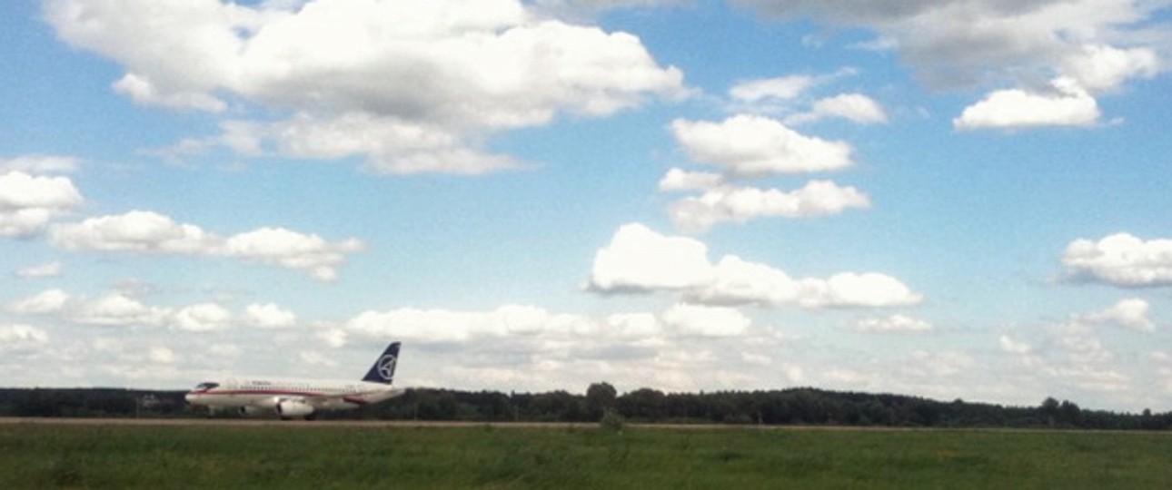 Ein Sukhoi Superjet: Immer wieder Druckluftabfall.