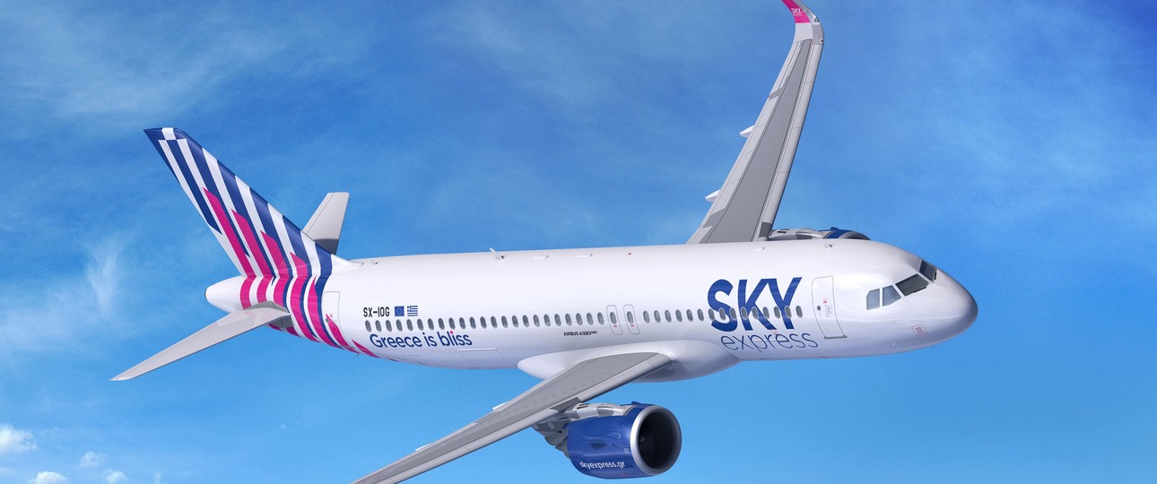 Airbus A320 Neo für Sky Express: So soll er aussehen.