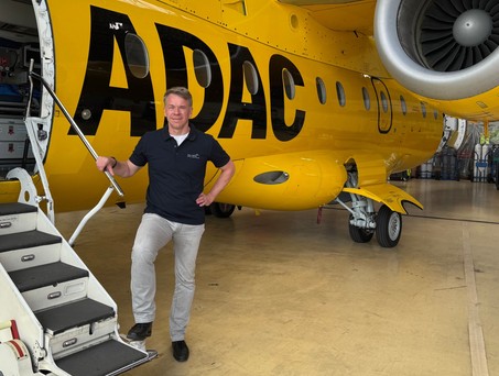 Aero-Dienst-Chef Oliver Kosing: Betreibt die Rettungsflugzeuge für den ADAC.