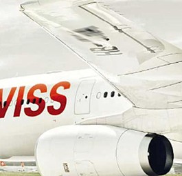 A330 von Swiss: Bei einem Flieger wurde die Notrutsche aus Versehen ausgelöst.