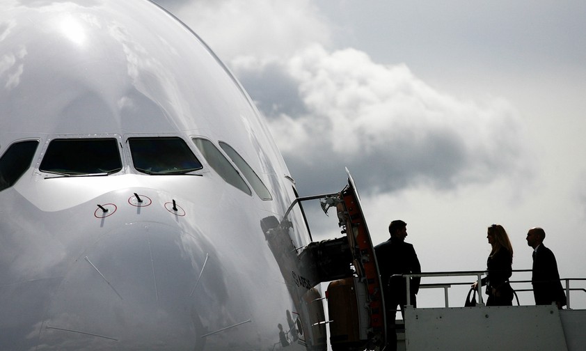 Einsteigen in den A380: Bei British Airways wieder ganz normal.