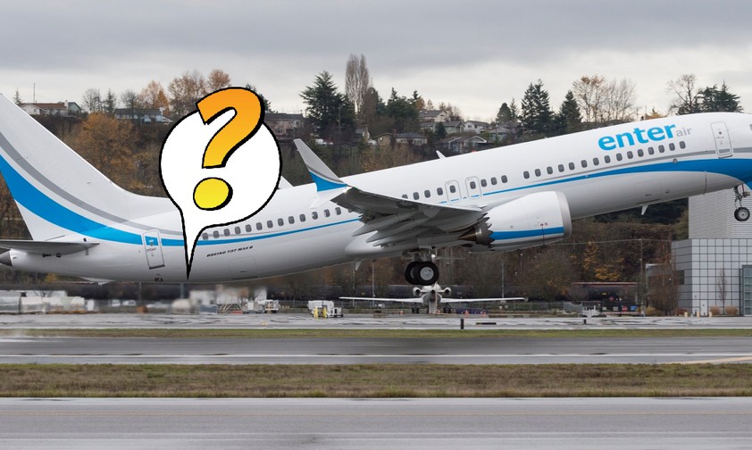 Jet von Enter Air: Bisher steht auf dem Heck Boeing 737 Max 8. Und künftig?