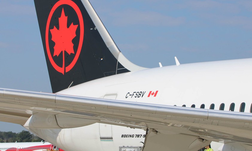Dreamliner von Air Canada: Zwischen Wien und Toronto unterwegs.