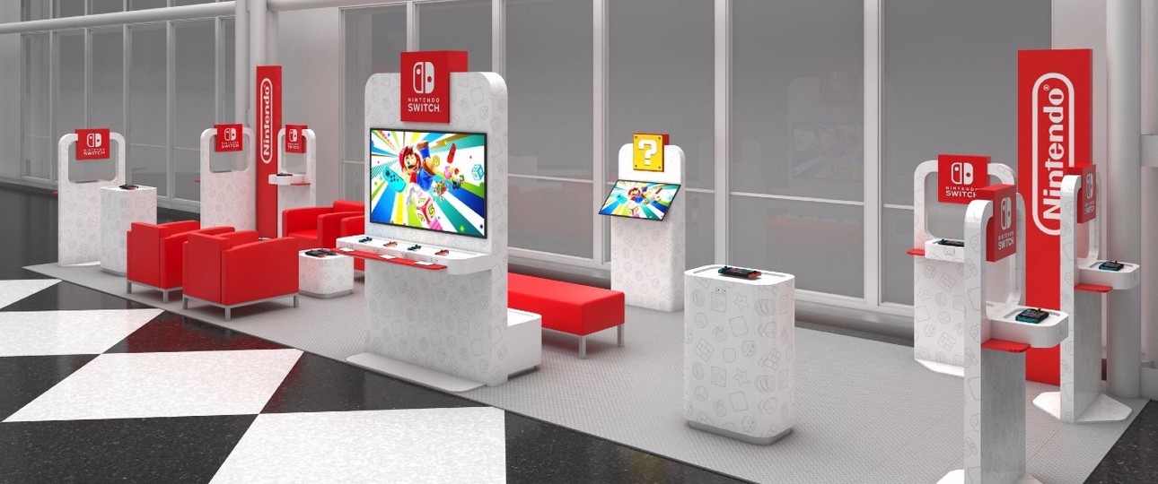 Nintendo Pop-up-Lounge: Ausruhen und vor allem zocken.