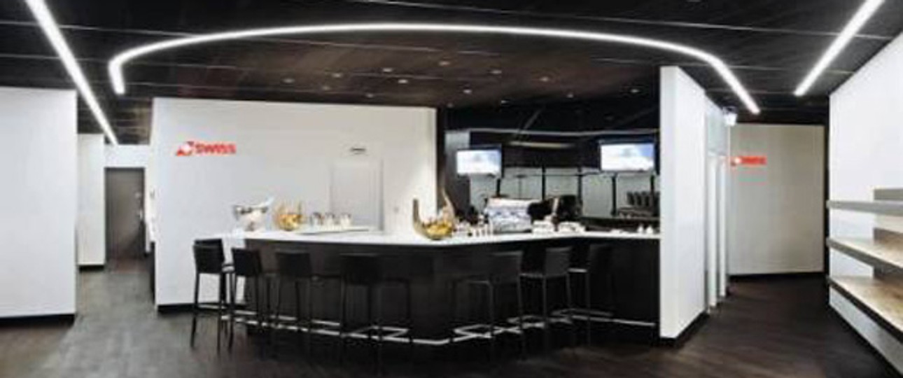 Swiss-Lounge in Zürich: Business- und Firstclass-Passagiere finden hier sogar eigene Zimmer mit Betten.