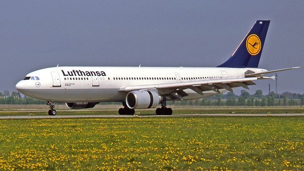 Mit 25 Maschinen betrieb die Lufthansa die größte europäische Flotte des A300.