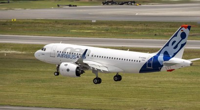 Airbus A319 Neo landet: Airbus bietet hat das Flugzeug aus der Verkaufspalette gestrichen.