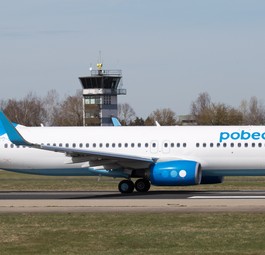 Boeing 737 von Pobeda: Die Airline braucht Ersatzteile.