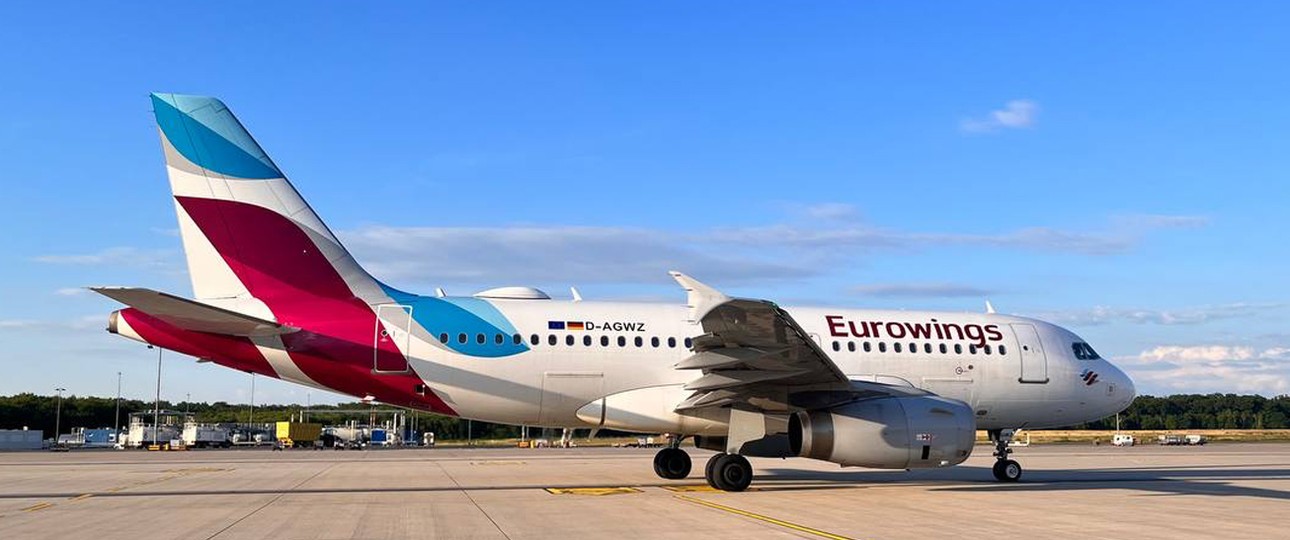 Airbus A319 von Eurowings: Im Winter sind die Flieger weniger beschäftigt.