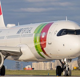 Ein Airbus A321 LR von Tap: Die Airline soll bis Mitte 2024 privatisiert sein.