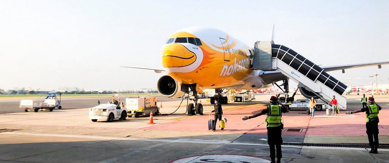 Nok Scoot aircraft: won't be taking off again.