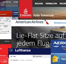 Screenshots von Airline-Webseiten: Hier treiben sich Bad Bots gerne rum.