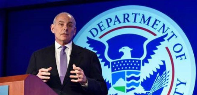 US-Innenminister Kelly: Er traf Airlinevertreter.