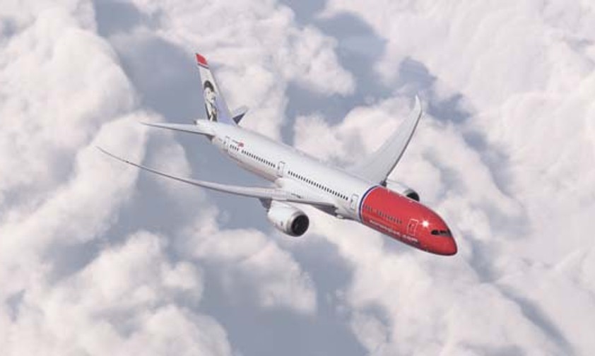 Dreamliner von Norwegian: Die Airline fliegt mit der Boeing 787 auf der Langstrecke.