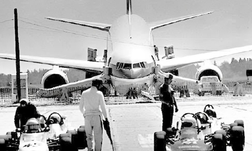 Die Boeing 767 von Air Canada nach der Landung: Sie bekam den Übernamen Gimli Glider.