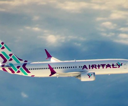 Boeing 737 Max 8 im Design von Air Italy: So soll der Flieger aussehen.