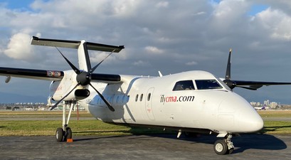 Dash 8-100 von Central Mountain Air: Die Fluglinie expandiert in Kandas Osten.