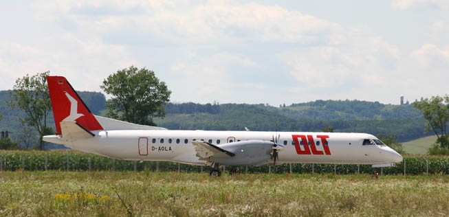 Saab 2000 der ehemaligen OLT im Jahr 2005.