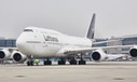 Lufthansa testet die Schlafreihe auf der Route Frankfurt – São Paulo, auf der sie Boeing 747-8 einsetzt.
