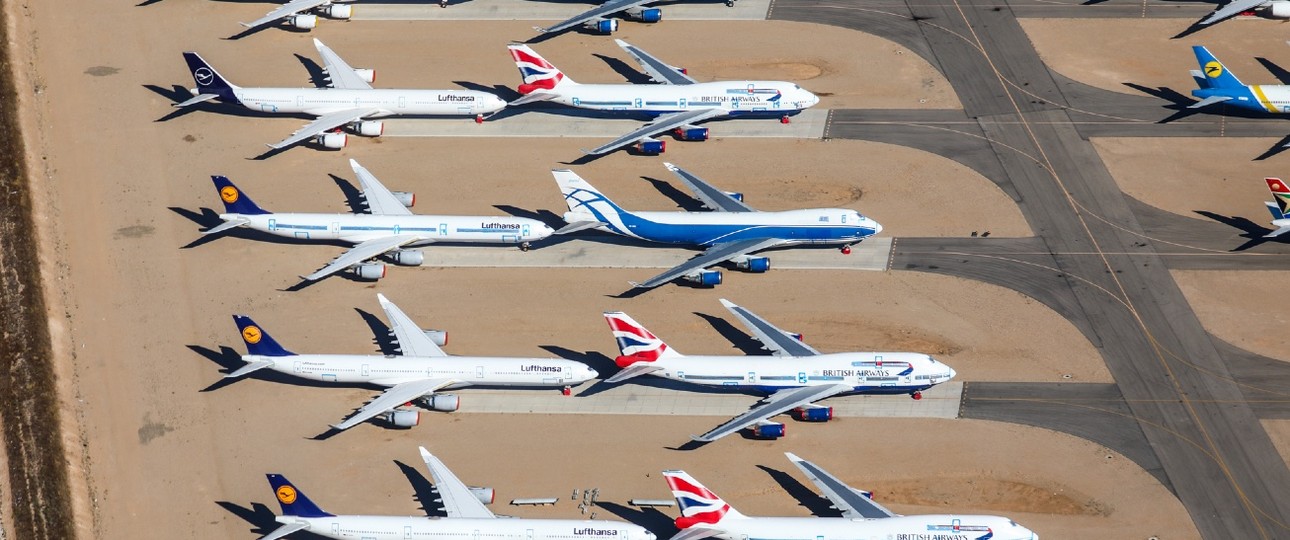 Vor Ort befinden sich Boeing 747 von British Airways, Airbus A340 von Lufthansa oder auch Fracht-Jumbo-Jets.