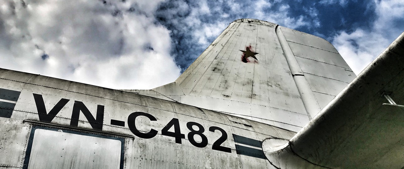 Mit dieser Ilyushin Il-14 flog einst Ho Chi Minh: Das VN im Kennzeichen steht für Vietnam.