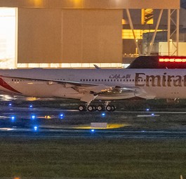 Erster Emirates-A350: Mitte Dezember soll es losgehen.