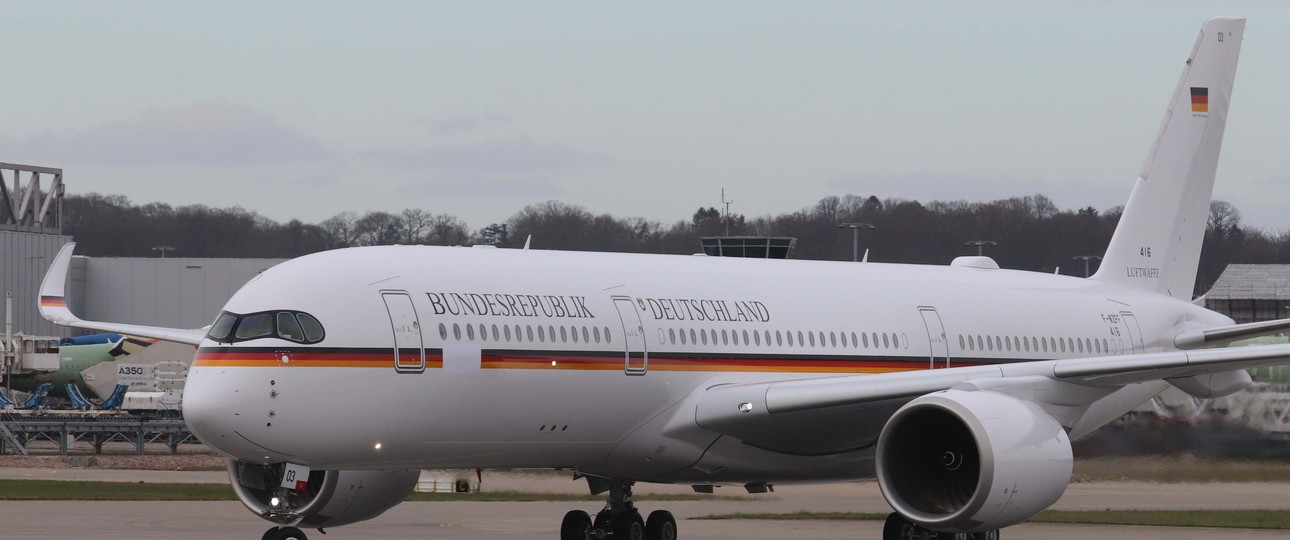 Der Airbus A350-900 mit der Seriennummer MSN 416.