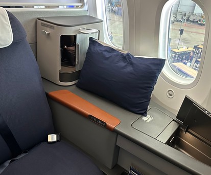 Die Allegris-Kabine der Boeing 787 von Lufhansa