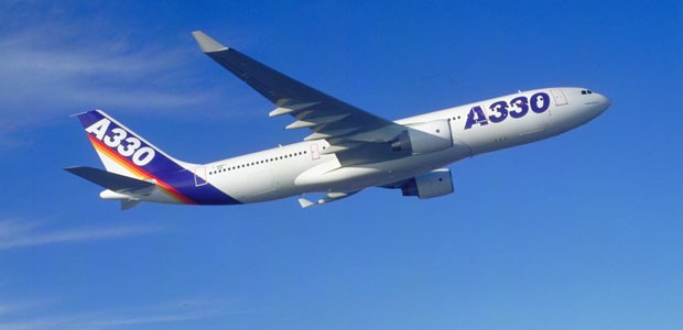 Airbus A330-200 1997 auf seinem Erstflug: Der A330-300 flog fünf Jahre früher.
