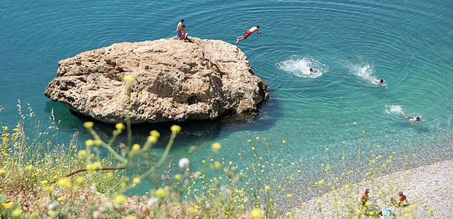 Badende in Antalya: Die Türkei ist ein beliebtes Urlaubsziel für Russen.